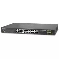 Коммутатор Planet IGSW-24040T 24х10/100/1000Base-T, 4 порта комбинированы с SFP, монтаж в 19'' стойк
