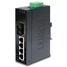 Коммутатор Planet ISW-511 IP30 Slim Type 4-Port Industrial Ethernet Switch + 1-Port 100Base-FX(SC)