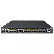 Коммутатор Planet XGS3-24242 L3, 24 х 100/1000X SFP, 16 портов TP (совмещенных), 4 порта 10G SFP+, 2 порта 20GB QSFP+, установка в стойку, 0С~50C