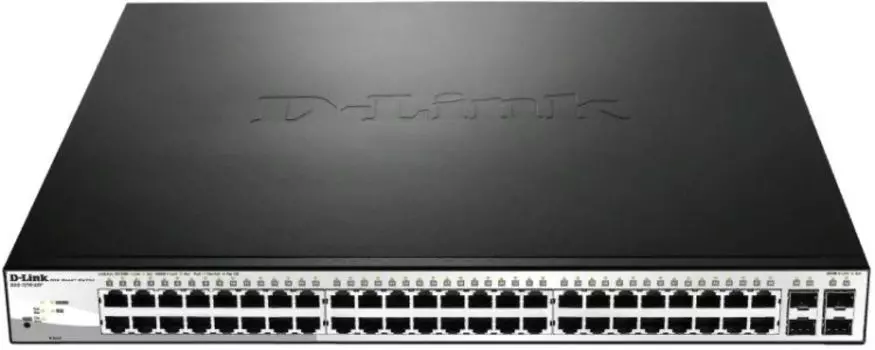 Коммутатор PoE D-link DGS-1210-52MP/F3A WebSmartPro, 48x10/100/1000Mbp PoE (370 Вт), 4xSFP, 19''