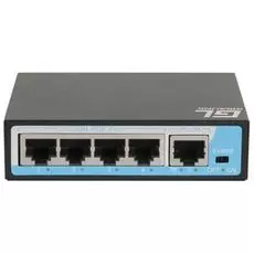 Коммутатор PoE GIGALINK GL-SW-F005-04P 4 PoE (802.3af) порта 10/100Мбит/с до 250 метров cat.6, 1 Uplink порт 100Мбит/с, 60Вт