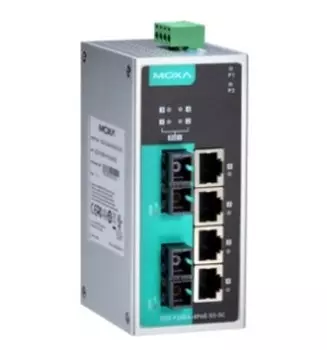Коммутатор PoE MOXA EDS-P206A-4PoE-MM-SC-T 2x100BaseFx MM ports, 4 x PoE, SC