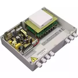 Коммутатор PoE OSNOVO SW-80402/WL управляемый (L2+) на 6 портов, 4xGE (10/100/1000Base-T) с PoE (до 30W), 2xGE SFP (1000Base-X), PoE IEEE 802.3af/at,