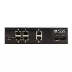Коммутатор PoE OSNOVO SW-8062/IC промышленный Gigabit Ethernet на 8 портов: 6 x GE (10/100/1000Base-T) с PoE (до 30W) + 2 x GE SFP (1000Base-X). Вход