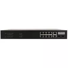 Коммутатор PoE OSNOVO SW-80802(150W) 8*GE (10/100/1000 Base-T) с поддержкой PoE (IEEE 802.3af/at), 2*GE SFP (1000 Base-T), PoE IEEE 802.3af/at