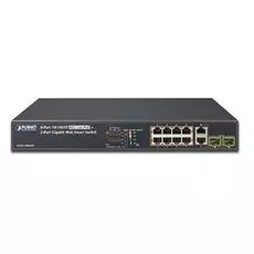 Коммутатор PoE Planet FGSD-1008HPS управляемый, 8x10/100TX 802.3at High Power POE + 2xGE TP/SFP Comb