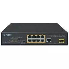 Коммутатор PoE Planet FGSD-1011HP 8-Port 10/100TX 802.3at/af PoE + 1-Port 10/100/1000T + 1-Port 100/1000X SFP Desktop Switch