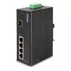 Коммутатор PoE Planet ISW-514PTF промышленный, IP30 4-Port FE/TP + 1-Port Fiber(SFP) (-40 to 75 C)