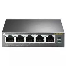 Коммутатор PoE TP-LINK TL-SG1005P 1xUTP 10/100/1000, 4xUTP 10/100/1000 PoE