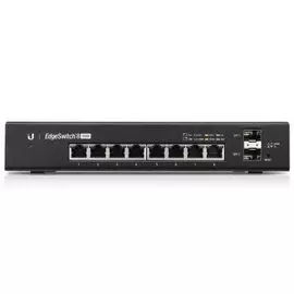 Коммутатор PoE Ubiquiti ES-8-150W 8x100/1000 PoE 150Вт, 2xSFP, 19"