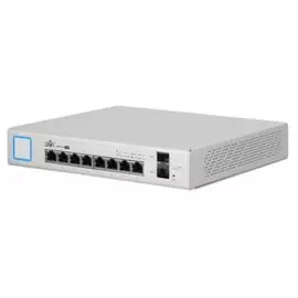 Коммутатор PoE Ubiquiti US-8-150W 8x100/1000 PoE, 2xSFP, 19"