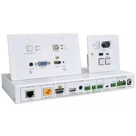 Коммутатор презентационный Digis EXEDU х1 HDMI 1.3 и х1 VGA in; x1 USB-B, x1 HDBT out.cтерео усилитель 2х20 Вт (2 x 2p phoenix), MIC, небалансный стер