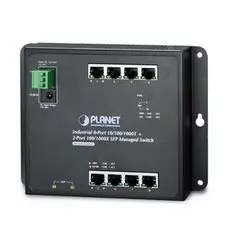 Коммутатор промышленный управляемый Planet WGS-4215-8T2S IP30, IPv6/IPv4, 8x1000TP + 2x100/1000F SFP