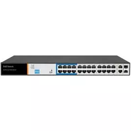 Коммутатор REDLINE RL-SW24P2S2 24 портовый POE