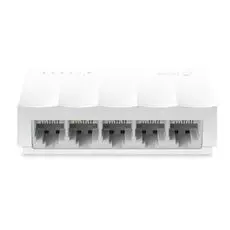 Коммутатор TP-LINK LS1005 5 портов RJ45 10/100 Мбит/с, пластиковый корпус, настольный/монтируемый на стену, plug and play