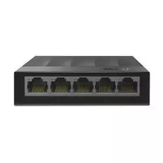 Коммутатор TP-LINK LS1005G 5 портов RJ45 10/100/1000 Мбит/с, пластиковый корпус, настольный/монтируемый на стену, plug and play