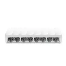 Коммутатор TP-LINK LS1008 8 портов RJ45 10/100 Мбит/с, пластиковый корпус, plug and play