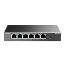 Коммутатор TP-LINK TL-SF1006P 6x10/100 Мбит/с (порты 1–4 с поддержкой 802.3af/at PoE+, PoE бюджет 67Вт)