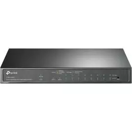 Коммутатор TP-LINK TL-SG1210MPE 8x10/100/1000PoE+ (123Вт), 2xCOMBO RJ45/SFP