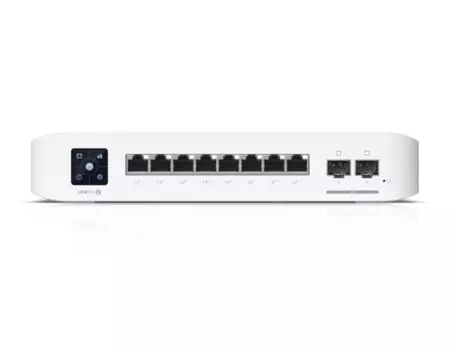 Коммутатор Ubiquiti USW-Pro-8-PoE UniFi Switch Pro, 8х 1G RJ45, 2х 10G SFP+, output 120W