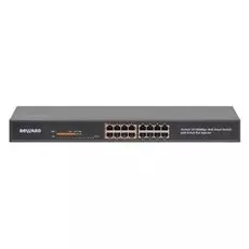 Коммутатор управляемый Beward STW-16P8 16 портов 10/100Мбит/с (из них 8 с поддержкой PoE), PoE бюджет 110 Вт