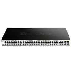 Коммутатор управляемый D-link DGS-1210-52/FL 48x10/100/1000Base-T, 4xCombo 100/1000Base-T/SFP, L2, 19”