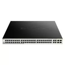 Коммутатор управляемый D-link DGS-1210-52MP/FL 48x10/100/1000Base-T PoE (370 Вт), 4xCombo 100/1000Base-T/SFP, L2, 19”