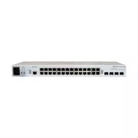 Коммутатор управляемый ELTEX MES2124MB_AC 24xGE, 4x10/100/1000 Base-T/1000Base-X (SFP)/L2, 220V AC, 12V DC