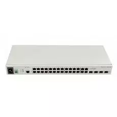 Коммутатор управляемый ELTEX MES2428B 24x10/100/1000BASE-T, 4x10/100/1000BASE-T/100BASE-FX/1000BASE-X Combo, L2, 220В AC, 12В DC