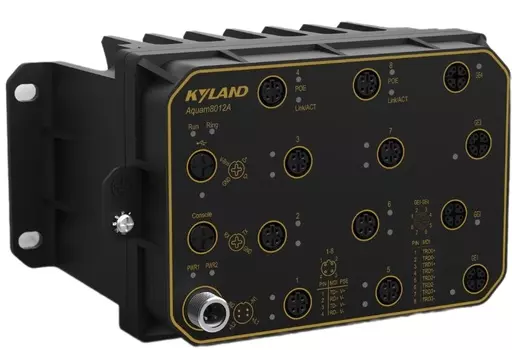Коммутатор управляемый Kyland Aquam8012A 302242657 3 10/100/1000Base-TX ports including 2 ports with Bypass, 9 10/100Base-TX ports, 72-110VDC(50.4-137