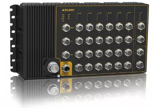 Коммутатор управляемый Kyland Aquam8628 302242746 Layer 3 managed, support NAT based on hardware, 4*10/100/1000M Base-T(X) M12 connector ports, 24*10/