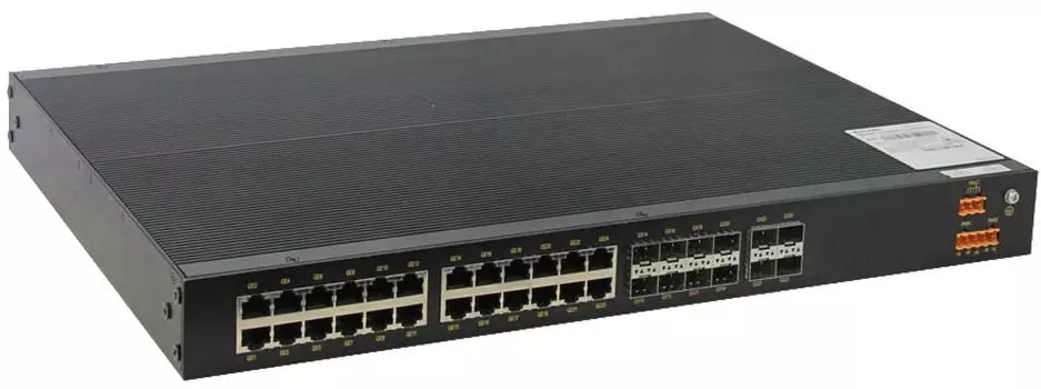 Коммутатор управляемый Kyland SICOM3024G 300211001 12 1000M combo ports, 12 10/100/1000Base-TX RJ45 ports, 100-240VAC/110-220VDC(85-264VAC/77-300VDC)