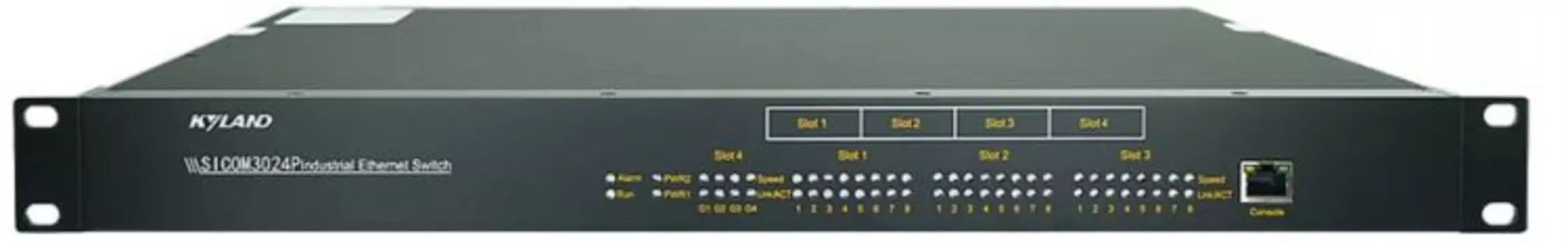 Коммутатор управляемый Kyland SICOM3024P 300193105 24 100Base-FX SFP ports, 100-240VAC/110-220VDC(85-264VAC/77-300VDC) single power supply