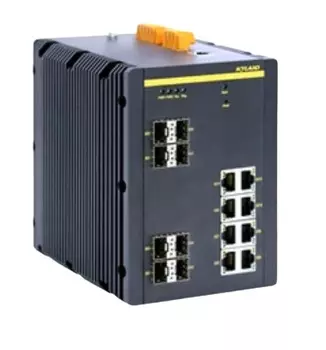 Коммутатор управляемый Kyland SICOM3416G 300112004 4*10G SFP ports, 8*1000Base-X SFP ports, 4*10/100/1000Base-TX RJ45 ports, 48VDC(36-72VDC) dual redu