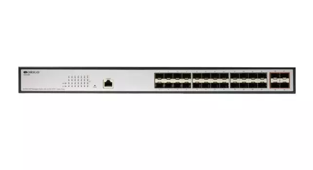 Коммутатор управляемый ORIGO OS3228F/A1A L3 24x1000Base-X SFP, 4x10GBase-X SFP+, RJ45 Console, 19" w/brackets
