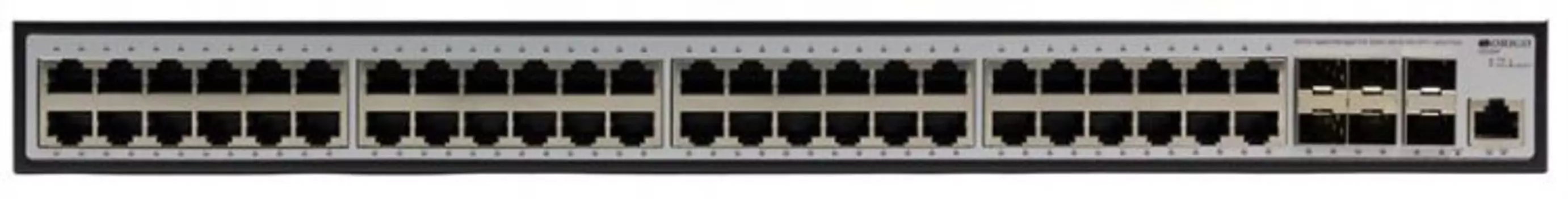 Коммутатор управляемый ORIGO OS3254P/880W/A1A L3 48x1000Base-T PoE, 6x10GBase-X SFP+, PoE Budget 880W, RJ45 Console, 19" w/brackets
