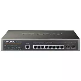 Коммутатор управляемый TP-LINK TL-SG3210 8xUTP 10/100/1000, 2xSFP Gigabit, рэковый