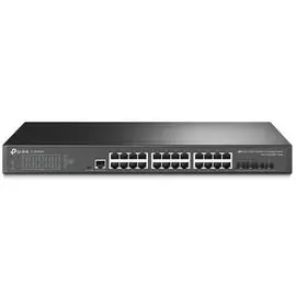 Коммутатор управляемый TP-LINK TL-SG3428X 24x10/100/1000 Мбит/с RJ45, 4xSFP+, L2+