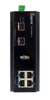 Коммутатор управляемый Wi-Tek SP3006FM-L2 v2 промышленный L2 PoE, 4GE+2SFP 2,5Gb