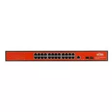 Коммутатор управляемый Wi-Tek WI-PMS326GF L2 PoE 400Вт, порты 24 PoE GE + 2SFP