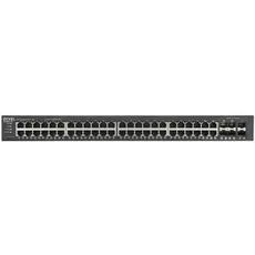 Коммутатор управляемый ZYXEL GS1920-48V2-EU0101F интеллектуальный Gigabit Ethernet с 48 разъемами RJ-45 из которых 4 совмещены с SFP-слотами и 2 допол