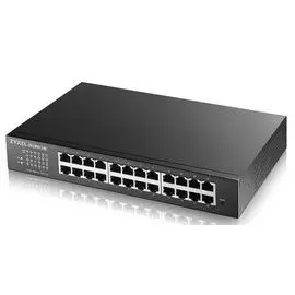 Коммутатор ZYXEL GS1900-24E Smart L2, rack 19", 24xGE, настольный, бесшумный