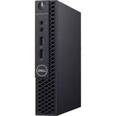 Компьютер Dell Optiplex 3070 Micro i3 9100T/4GB/500GB/UHDG 630/Win10Pro/GbitEth/WiFi/BT/65W/клавиатура/мышь/черный