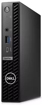 Компьютер Dell Optiplex 7020 Micro i3-14100T/16GB/256GB SSD/UHD Graphics 730/WiFi/BT/kbd/mouse/noOS/black