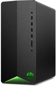 Компьютер HP Pavilion Gaming TG01-2016ur MT 42V07EA Ryzen 5 5600G/16GB/512GB SSD/GeForce RTX 3060 12GB/noDVD/Win10Home/black with green LED