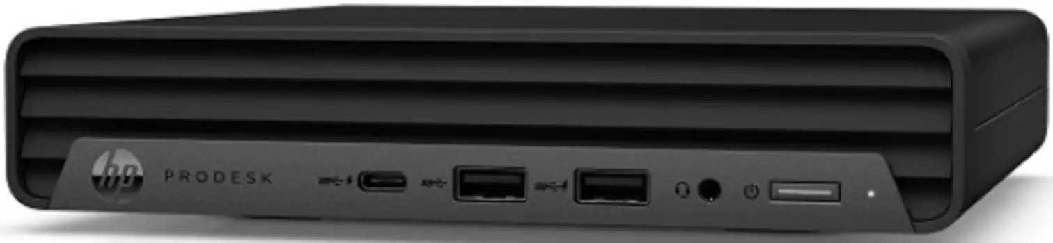 Компьютер HP ProDesk 400 G6 Mini 23H16EA i3-10100T/8GB/256GB SSD/GbitEth/WiFi/ENG KBD, мышь/noOS/черный/шнуры питания без переходников