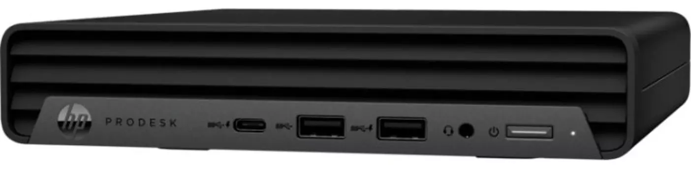 Компьютер HP ProDesk 400 G6 Mini i5-10500T, 8GB, 256GB SSD, UHD graphics 630, ENG/GER USB kbd, USB mouse, 65W, DOS, black