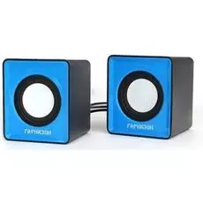 Компьютерная акустика 2.0 Garnizon GSP-100 синий/черный, 2 Вт, материал- пластик, питание USB