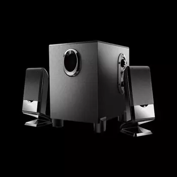 Компьютерная акустика 2.1 Edifier M101BT Black 2 сат. + сабвуфер 4,5Вт, 8,5W RMS, 46 Гц-20 кГц;, AUX, BT v4.2