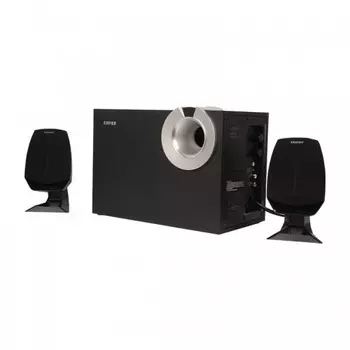 Компьютерная акустика 2.1 Edifier M201BT Black 2 сат. + сабвуфер, 34W RMS, 63 Гц-20 кГц, AUX, BT;cателиты пластик